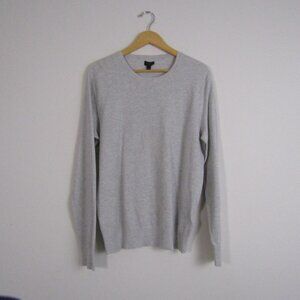 J Crew Men's Thermal Top Gray Medium Minimalist Capsule Wardrobe Preppy Casual